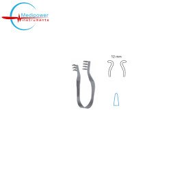 Finsen Self-Retaining Retractors, Blunt, 7cm, ( 12 mm) 