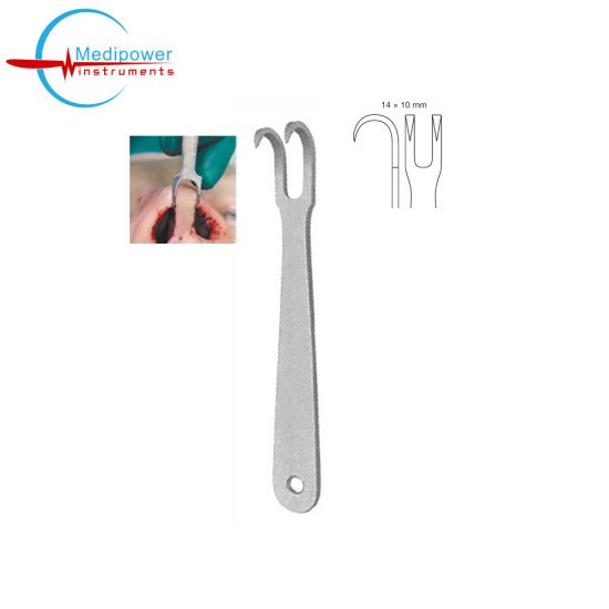 Kilner Double Nasal Hook,10cm, Sharp, (14×10 mm)