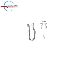 Finsen Self-Retaining Retractors, Sharp, 7cm, ( 12 mm) 