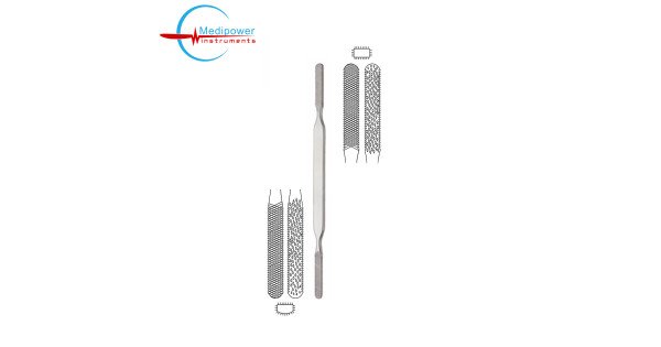 Fomon Nasal Rasps Double Ended, 22cm Medipower Instruments