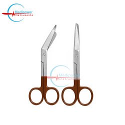 Nursing & Bandage Scissors Set – Brown Handle Stainless Steel Medical Scissors