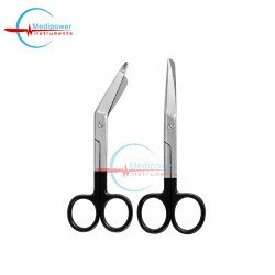 Nursing & Bandage Scissors Set – Black Handle Stainless Steel Medical Scissors