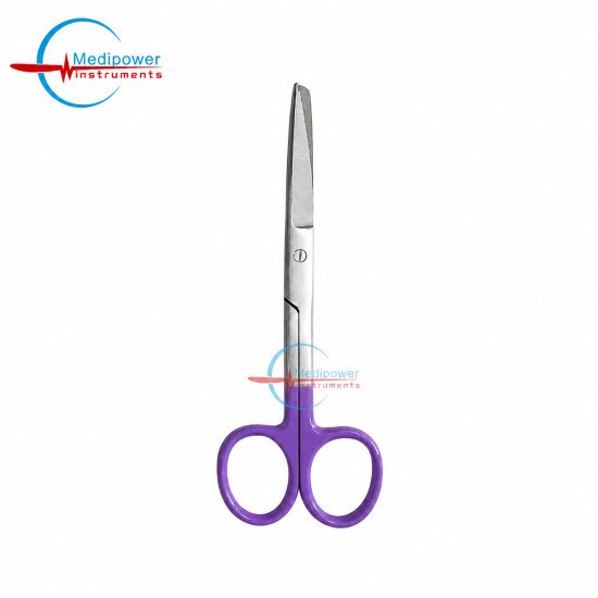 Nursing Scissors 5" Purple Handle – Stainless Steel Powder Coated