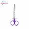 Nursing Scissors 5" Purple Handle – Stainless Steel Powder Coated