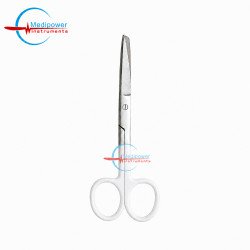Nursing Scissors 5" White Handle – Stainless Steel Powder Coated