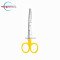 Nursing Scissors 5" Yellow Handle – Stainless Steel Powder Coated