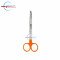 Nursing Scissors 5" Orange Handle – Stainless Steel Powder Coated