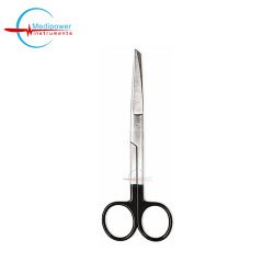 Nursing Scissors 5" Black Handle – Stainless Steel Powder Coated