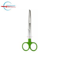 Nursing Scissors 5" Green Handle – Stainless Steel Powder Coated