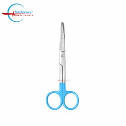 Nursing Scissors 5" Sky Blue Handle – Stainless Steel Medical Scissors