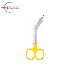 Bandage Scissors With Powder Coating – Yellow Handle