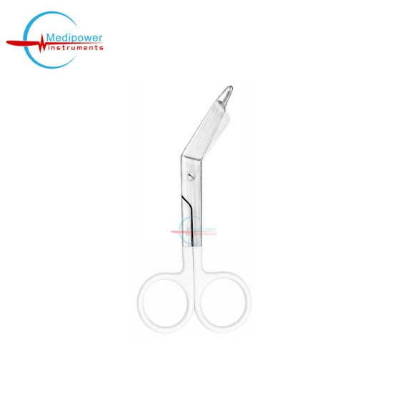 Bandage Scissors 5.5" Powder Coating – White Handle