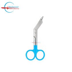 Bandage Scissors 5.5" With Powder Coating – Sky Blue Handle