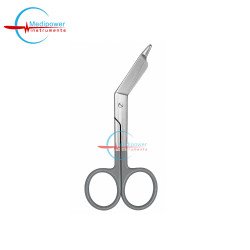 Bandage Scissors 5.5" With Powder Coating – Gray Handle