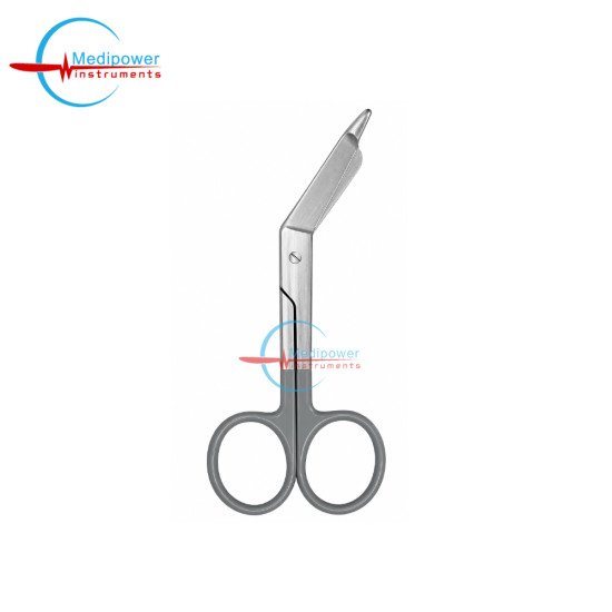 Bandage Scissors 5.5" With Powder Coating – Gray Handle