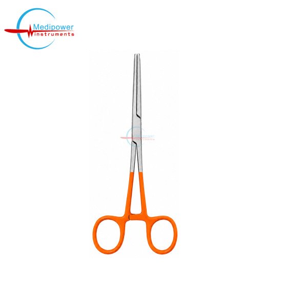 Orange Handle Straight Artery Forceps 6" Surgical Hemostat Clamp Stainless Steel | Healthcare Instruments