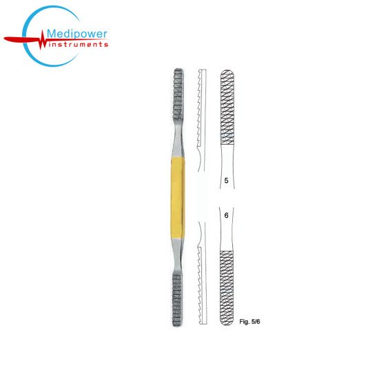 Fomon Nasal Rasps, 20.5cm, 40x7 mm