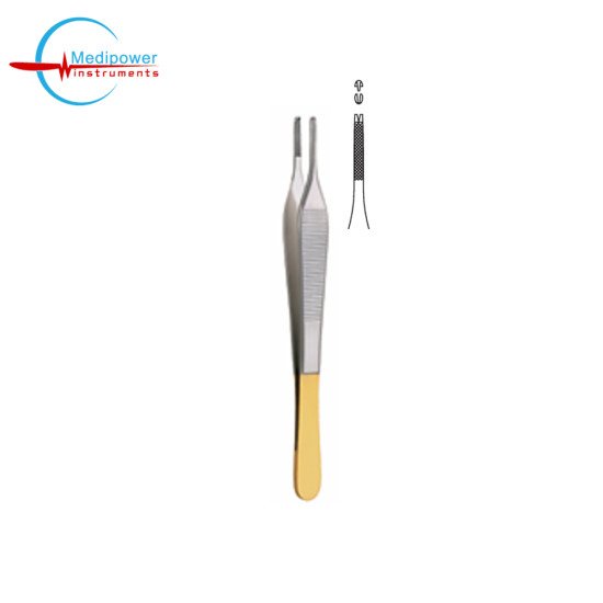 Tc Adson Dressing Forceps 15cm (1x2 Teeth)