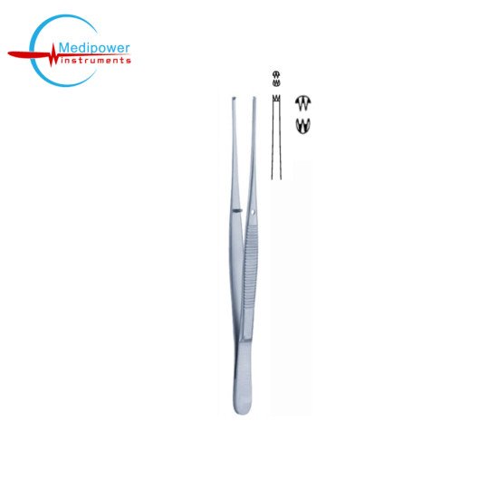 Semken Tissue Forceps 12.5cm (2x3 Teeth)