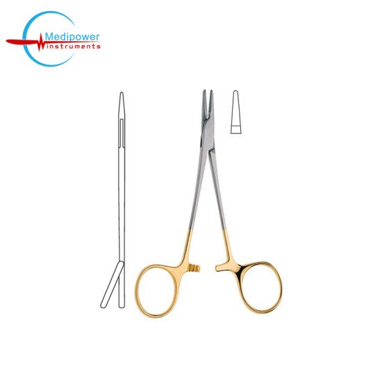 Neivert TC Needle Holder Forceps 12,5 cm (Smooth Tip)