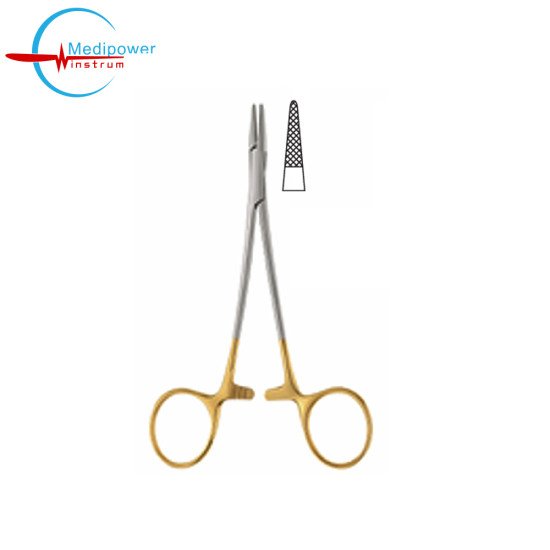 TC Gubisch Needle Holder Forceps,12.5cm, Fine