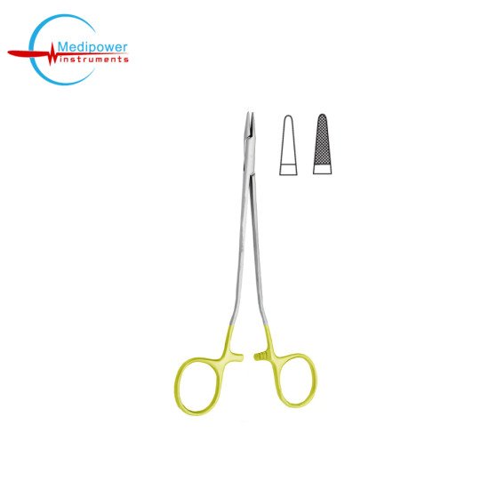 Tungsten‑Carbide Senning Needle Holder Forceps