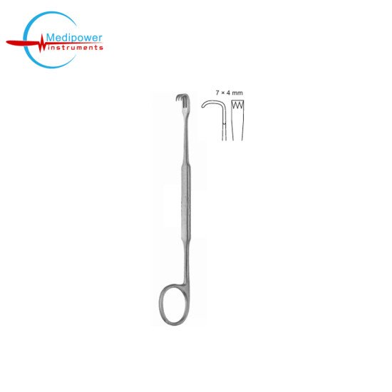 Meyerding Retractors, 18cm Sharp Prongs (Blade 7x4mm)