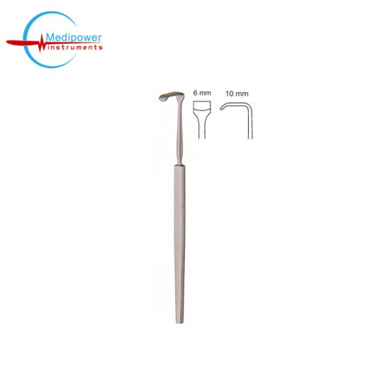 Senn Green Retractor 14cm L-Shaped Blade (6x10mm)