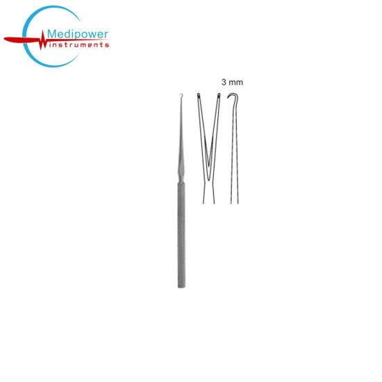 Barsky Skin Hooks,15cm (3mm) Double Prongs