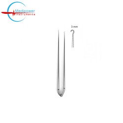 Humby Skin Hook Retractor 11.5cm  (Tips 3mm)