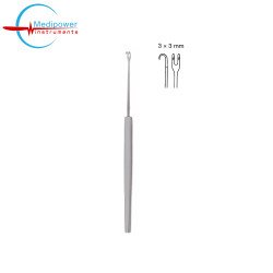 Freer Skin Hook Double Prong,15cm, (3×3mm)
