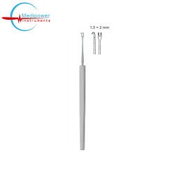 Guthrie Skin Hook Double Prong,13cm, (1.5×2mm)