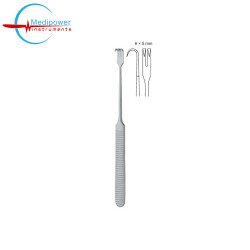 Delicate Retractors Double Prongs,17cm, Sharp (6×5mm) 