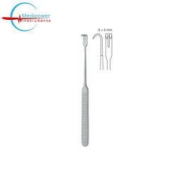 Retractors Double Prongs, Blunt,17cm (Wide 6×5mm) 