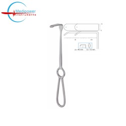 Kocher Retractor, 22cm, (a=40mm, b=12mm)