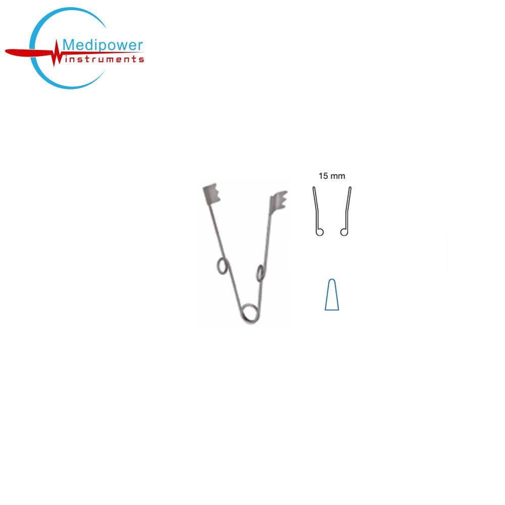 Self-Retaining Spring Retractor, 8.5cm, Blunt, (15mm), 3x3 Prongs ...
