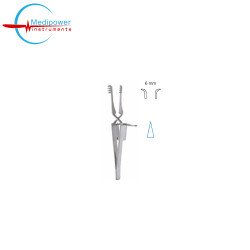 Self-retaining Retractors,10cm, Cross Action, Sharp Prongs, (6 mm)