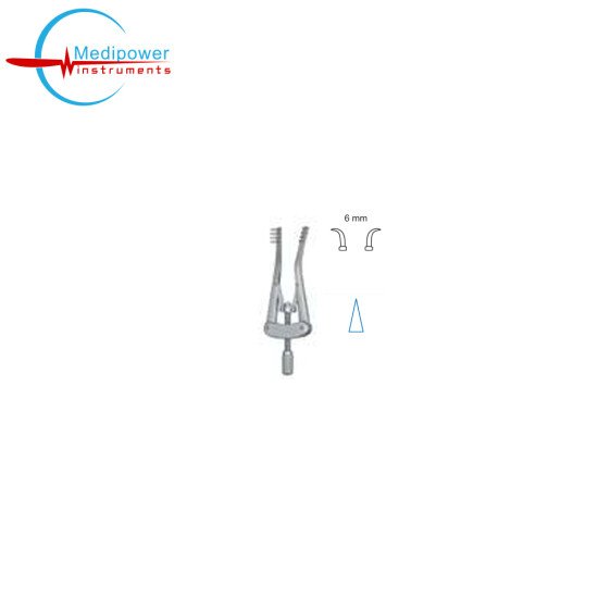 Alm Retractor,10cm, Sharp,(6mm) 