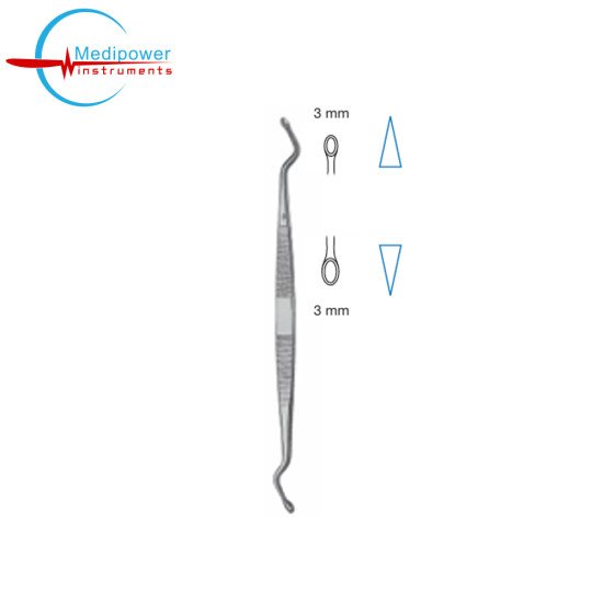 Williger Curettes,16cm, Sharp, (3mm) 