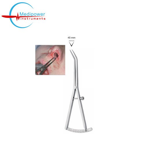 Castroviejo-Epker Calipers,18cm, Curved, (40mm)  