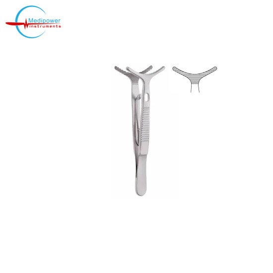 Walter Lid grasping forceps 8cm