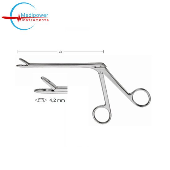 Weil-Blakesley Nasal Forceps Straight, 12cm,With Normal Shaft, Jaw Width,(4,2mm) 