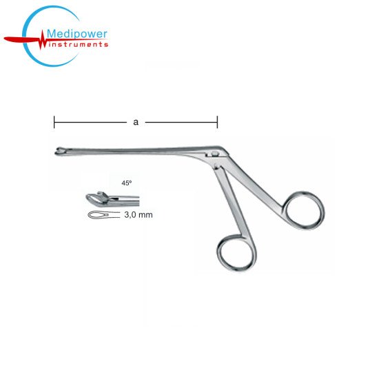 Weil-Blakesley Nasal Cutting Forceps, 11,5 cm, Jaw Width,(3.0 mm),Angled (45º)