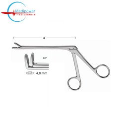 Weil-Blakesley Nasal Forceps, 12cm, With Normal Shaft, Jaw Width, (4,8mm), Angled (90º)