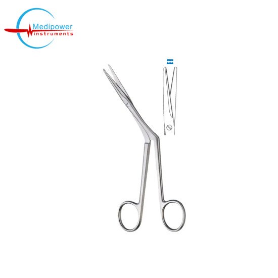 Standard Heymann Nasal Scissor, 17cm, (Serrated Cutting Edges)