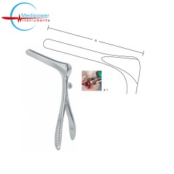 Cottle Nasal Specula, 14cm, ( a= 35mm, #1)