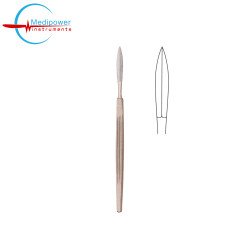 Cottle Double Edged Knife, 14 cm - 5 1⁄2˝,Straight
