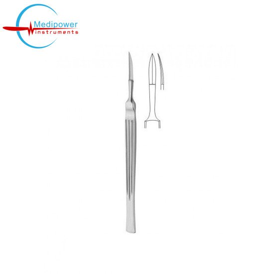 Joseph Double Edged Knife, 15cm, Curved