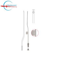 Gubisch Suction Raspatory, 20cm, With Guide,(4mm)
