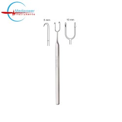 Cottle Alar and Skin Hook,1 Prong Blunt Ball & Sharp Tip,(5x10mm)